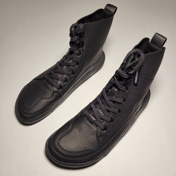 Vivo Barefoot Charcoal Lace-Up Boots - Picture 2 of 14